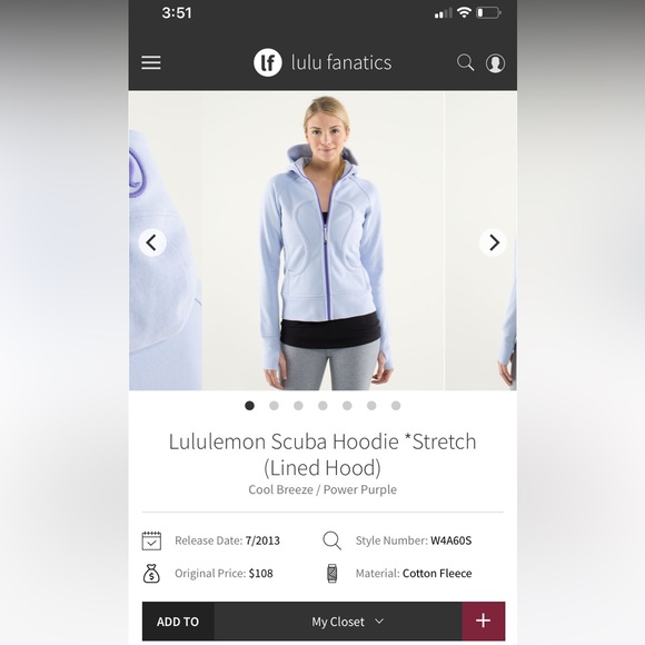 Rare vintage Lined, Lulu Scuba. Unsure of exact size, inquire for measurements. - Picture 1 of 13